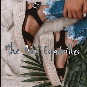 Shoes - ‘The Ava’ Espadrilles In Black Shoes - ‘The Ava’ Espadrilles In Black